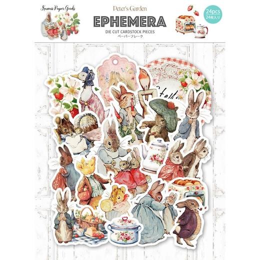 Memory-Place Peter's Garden Ephemera Cardstock Die-Cuts 24pcs