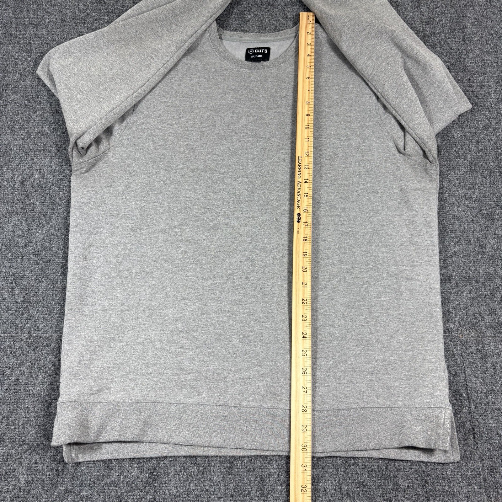 Cuts Clothing Hyperloop Pullover Split-Hem Heathe… - image 8