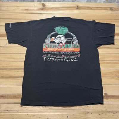 Vintage 90s Steve & Clark s Indior Insane Brew Pub Shut Up Drink Beer T-Shirt XL