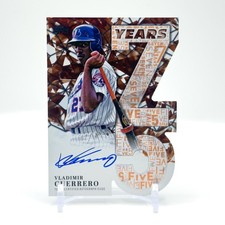 2026 Topps Series 1 Vladimir Guerrero Orange Die Cut Auto /25 First on Print