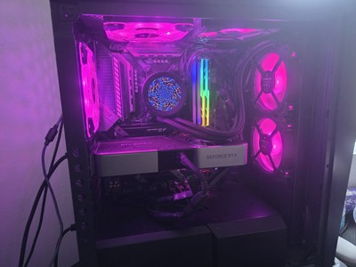 Beautiful Custom Built PC Has 3070ti Fe Amd Ryzen 5600x 3tb Of Ssd Storage