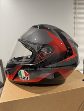 AGV K3 DOT(E2206) STRIGA BLACK/GREY/RED HELME...
