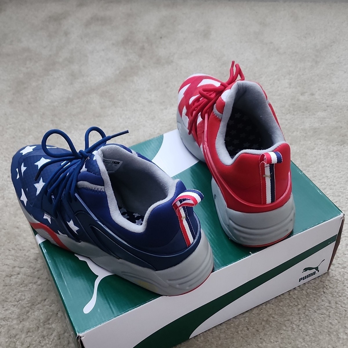 PUMA Blaze of Glory RWB Red White Blue Stars Stripes Patriotic 