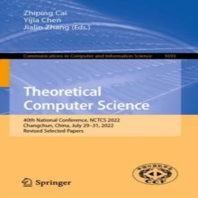 Theoretical Computer Science 40th National Conference NCTCS 2022