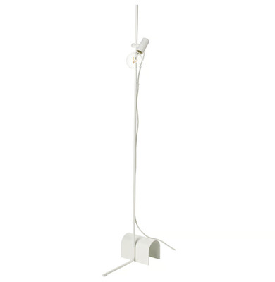Ikea HÅRSLINGA floor lamp, white 805.388.98 - NEW