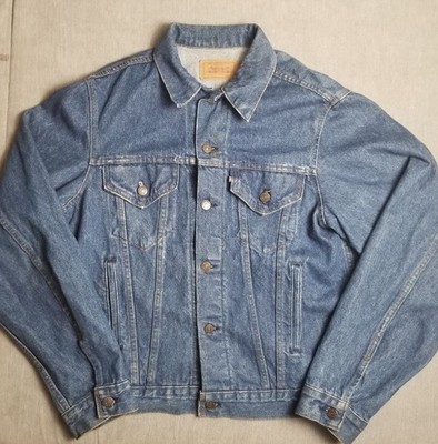 Vtg Levi's Denim Trucker Jean Jacket Type 3 71506 0214 USA Made 80s 1986 Sz 44