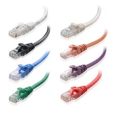 Lot Of 10 Cat 5 Snagless Ethernet Network Patch Cables Random Lot Computer Equip