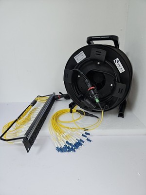 24c MTP/MPO Singlemode Glasfaserkabel 300m Neutrik Opticalcon Duo Breakout 