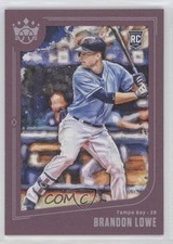 2019 Panini Diamond Kings Plum Framed Brandon Lowe #35 0a3