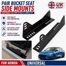 Pair Universal Side Mount Base Brackets For Recaro Sparco Bride Nrg Bucket Seat