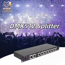 8CH DMX Distributor Splitter DJ Disco Stage Light Console Controller DMX 512