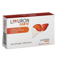 Livuron Forte Naturpharma Mariendistel Cholin 30 Kapseln