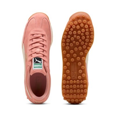 Frauen Puma Easy Rider Vintage Wildleder Leder rosa Turnschuhe 40