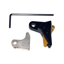 SJ Precision Parts Glock Gen 3 Aluminum V3 Trigger Shoe + Rounded 304 Steel