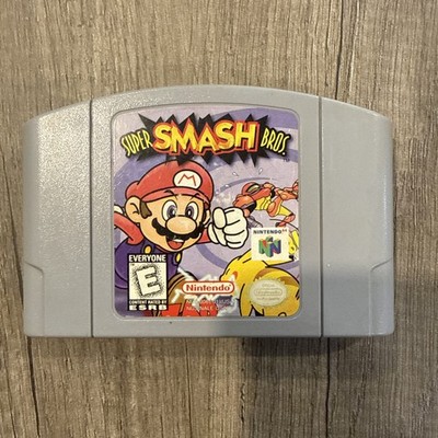 Super Smash Bros. (Nintendo 64) N64 SSB video game authentic WORKS/TESTED!!