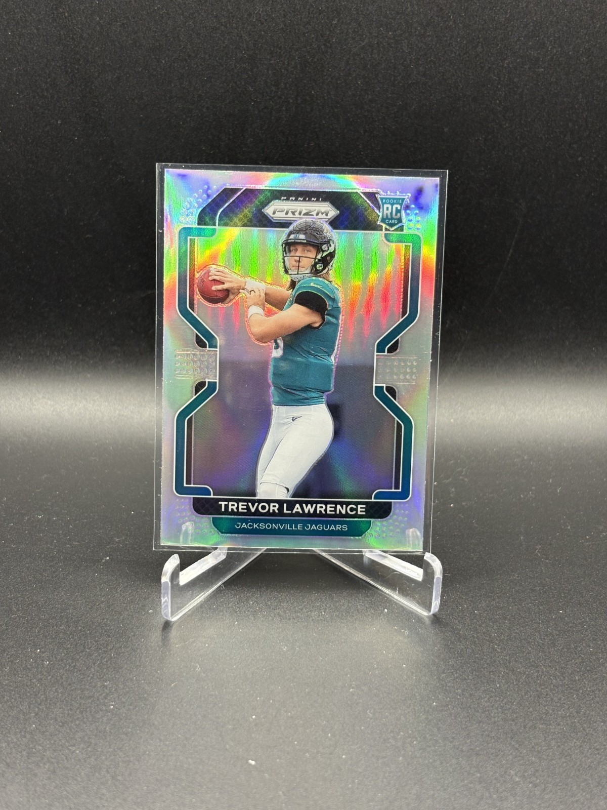 2021 Panini Prizm TREVOR LAWRENCE Rookie Silver Prizm Variation #V-331 JAGUARS