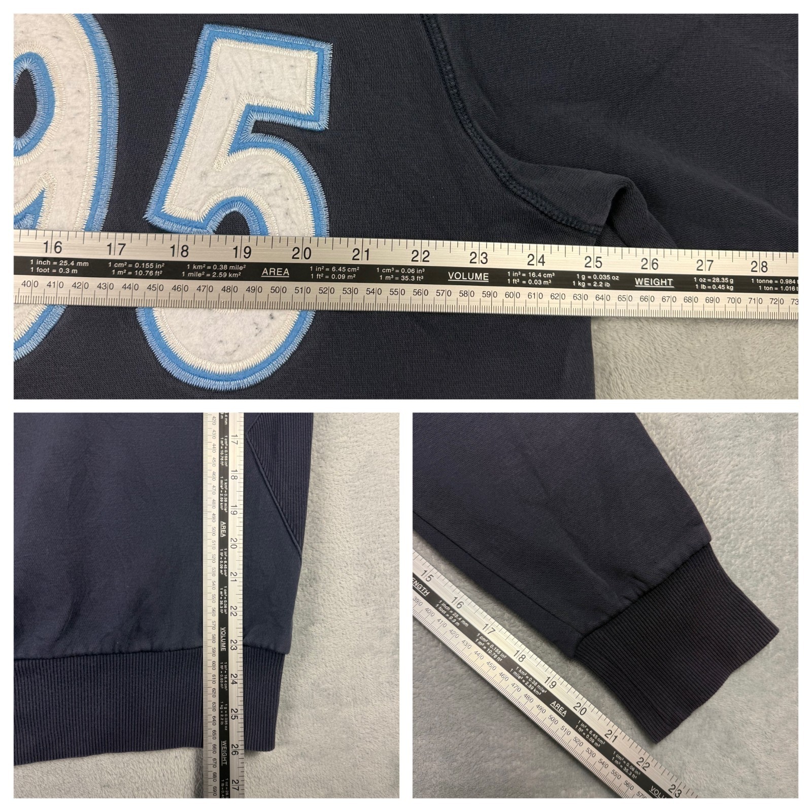 Vintage Umbro x Villa Raspa 1995 Navy Blue Size XXL 1/4 Quarter Zip Sweatshirt image 6