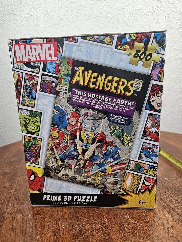🆕 Puzzle 3D Marvel The Avengers Prime - “This Hostage Earth” - 300 Piezas - Nuevo Foto 4 de 4