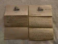 July 23, 1943 US Naval training station, Newport, RI. Letter home.