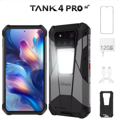 #ad #ad Unihertz Tank 4 Pro 5G Rugged Smartphone 18GB1TB 720p Projector3K AMOLED NFC $1099.99