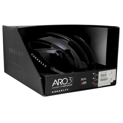 Oakley ARO3 Lite Adults Bike Helmet Size L Large Black Road Trail Unisex Cycling