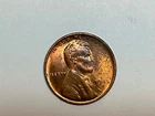 1945 S Lincoln Wheat Cent Good Details and Some Luster but Stained #1