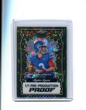 2025 Leaf Signature Series Gold Crystal Proof Ryder Lyons Rookie 1/1