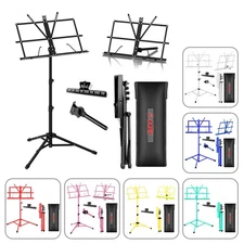 5 Core Music Stand Adjustable 57" Book Stands Foldable Portable Sheet Holder