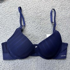 Laura Ashley Bra 34B T-Shirt Bra 7290 Blue