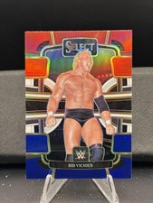 Sid Vicious #35 Red and Blue Prizms 2024 Panini Select WWE