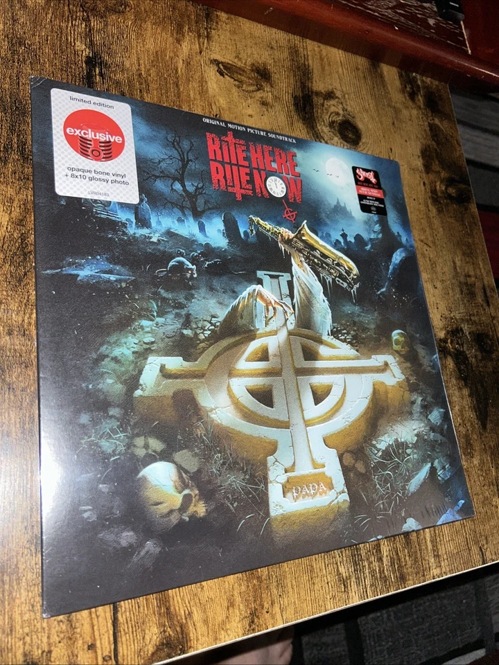 Ghost Rite Here Rite Now Soundtrack Limited Edition Bone Color Vinyl 2LP + Photo - Image 2 of 4