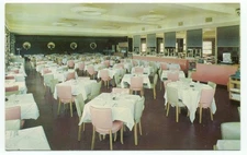 Asbury Park NJ Michals Restaurant Interior Vintage Postcard New Jersey