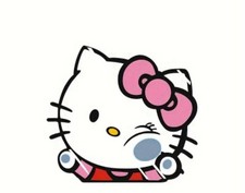 Hello Kitty Decal Sticker Truck Vehicle Window Wall Car 5x5in Free Shipping