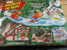 Mr. Christmas Mickeys Ski Slope Animated Set ...