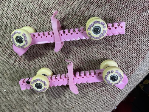 RollerGard Rolling Skate Guards, Turn Hockey Skates into Roller Skates - PINK
