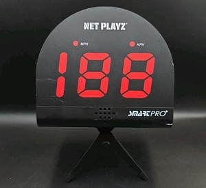 Net Playz Smart Pro Black Battery Powered Speed Sensors Multi-Sport Speed Radar