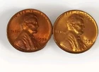 1958 PD Lincoln One Cent Gem BU Red Pennies-Very Clean Deep Red Color-Free Post