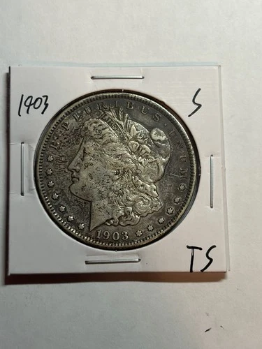1903-S MORGAN SILVER DOLLAR XF DETAILS TOUGH DATE SAN FRANCISCO MINT