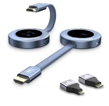 Wireless Hdmi Transmitter and Receiver, HD Extender Plug & Play Portable 2.4G/5G