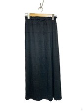 PERMANENTE ISSEY MIYAKE 98SS archive long skirt 2 silk black PE81-FG814