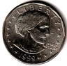 1999 D Susan B. Anthony Dollar au Denver Susan B Anthony