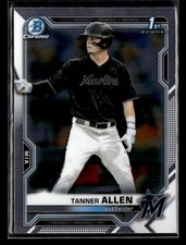 2021 Bowman Draft Tanner Allen #BDC-165 Chrome
