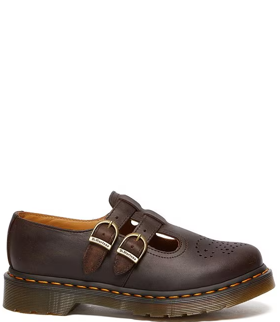 Dr. Martens Women's 8065 Mary Jane Crazy Horse Leather Oxfords