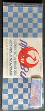RARE JAPAN AIR LINES PASSENGER TICKET RECEIPT MIAMI/LA/TOKYO/OSAKA 1971