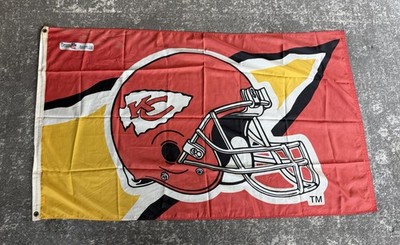 KANSAS CITY CHIEFS helmet 3X5 flag #1 Quality Genuine NFL Licensed MADE USA