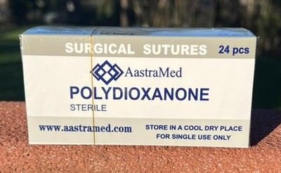 PDS PDO 2/0 Veterinary Surgical Suture 24ct Dental Medical Polydioxanone 1 box