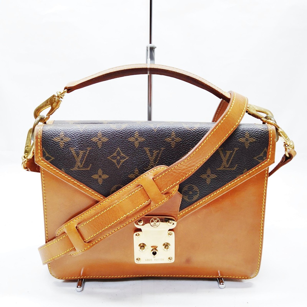 Louis Vuitton LV Shoulder Bag M51310 Sac Biface Brown Monogram Louis Vuitton LV Shoulder Bag M51310 Sac Biface Brown Monogram