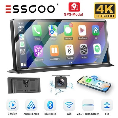 2026 10.26'' Neu Wireless Apple CarPlay & Android Auto MIT 4K Dashcam WIFI GPS