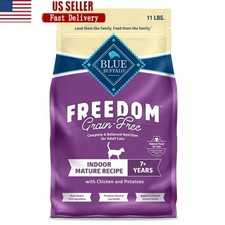 Grain Free Dry Cat Food Chicken Recipe Mature Cats Heart Health Nutrition New