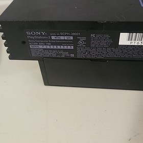 Sony PlayStation 2 Console  Black Fat Cords, Controller + 3 Games 